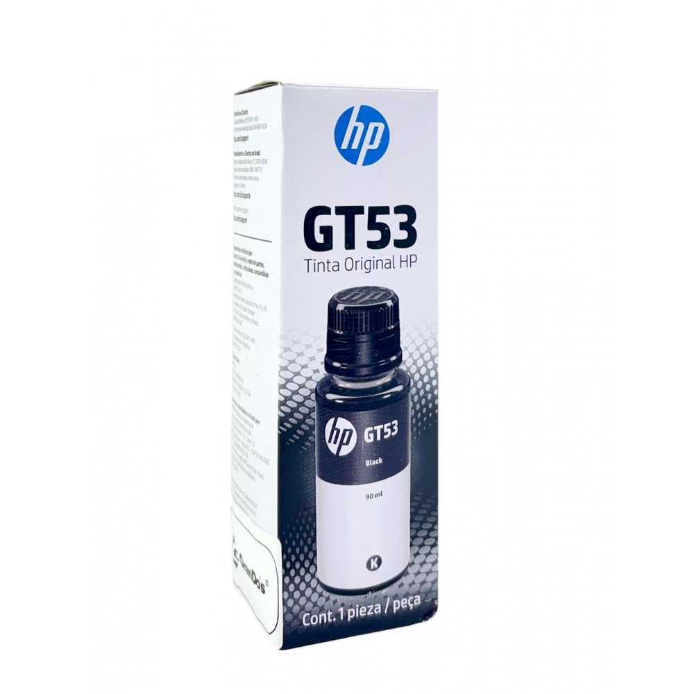 Refil de Tinta HP GT53 Preto Original 1W22AL